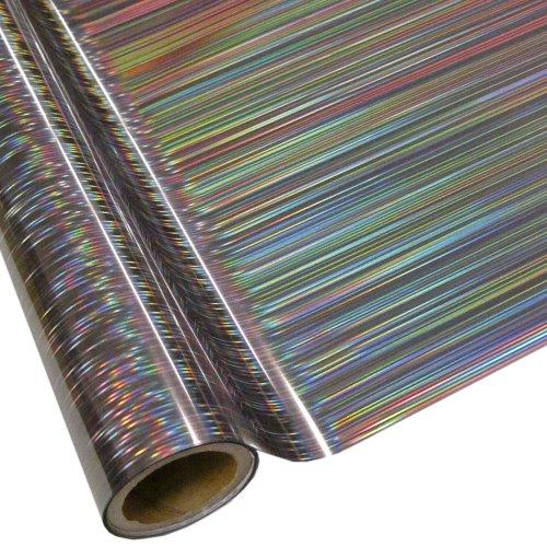 LINES/SILVER HOLOGRAM FOIL - Rub On Metallic Foil by APS - Textile Friendly - Foils - Baillea's Interiors -