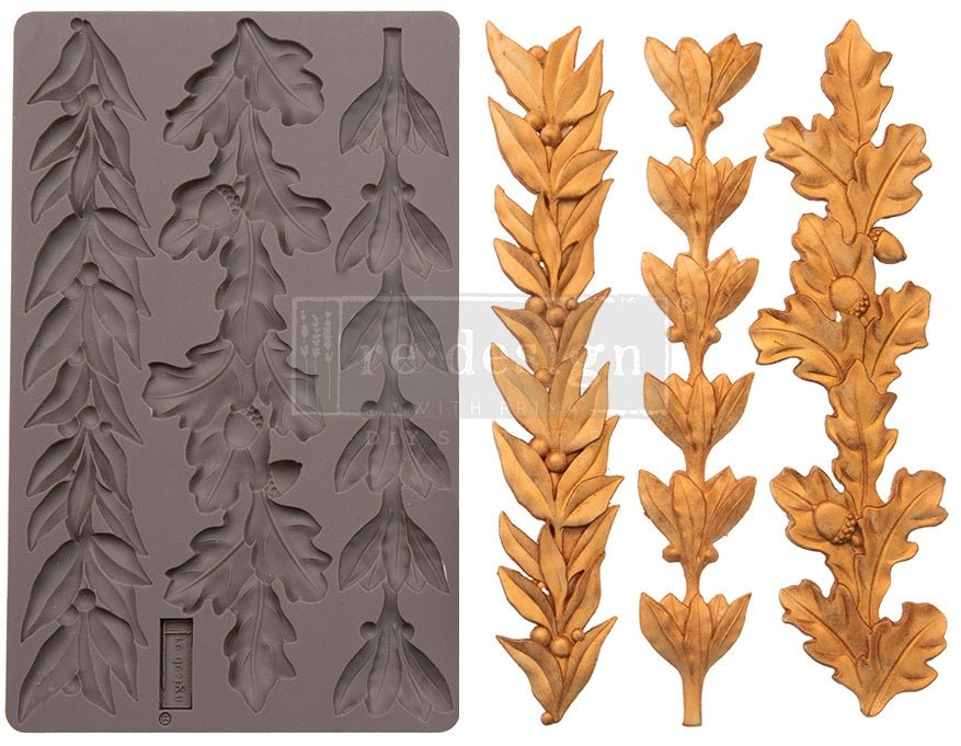 LOUELLE BORDERS Decor Mould Re-Design with Prima 8" x 5" - Moulds - Baillea's Interiors -
