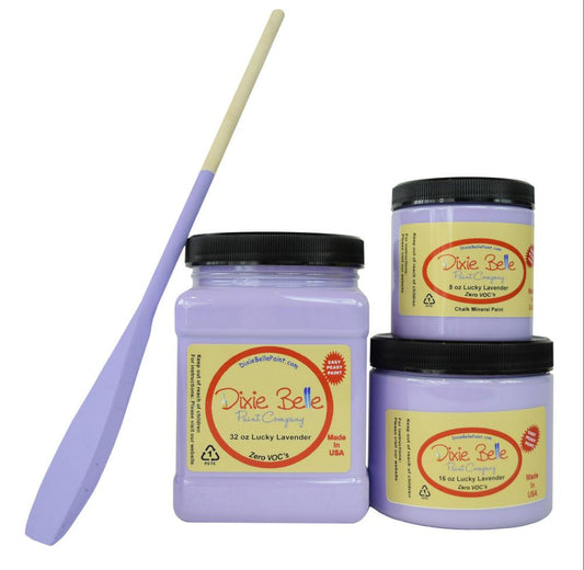LUCKY LAVENDER - Dixie Belle - Chalk Mineral Paint - 118ml/4oz - 236ml/8oz - 473ml/16oz - 946ml - Paint - Chalk and Mineral - Baillea's Interiors -