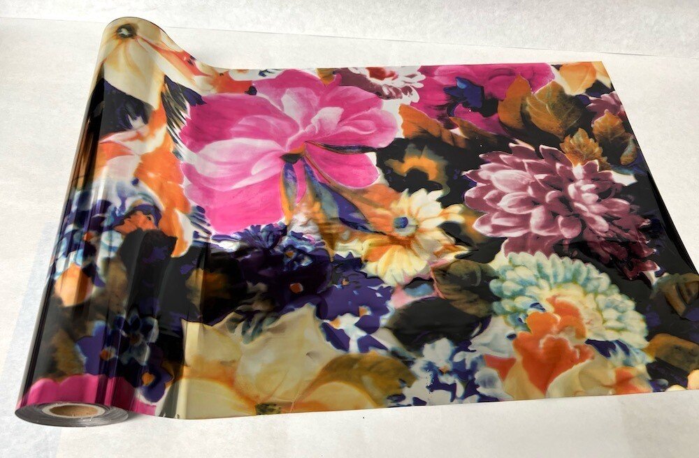 MAGNOLIA FLOWERS - Rub On Metallic Foil by APS - Textile Friendly - Foils - Baillea's Interiors -