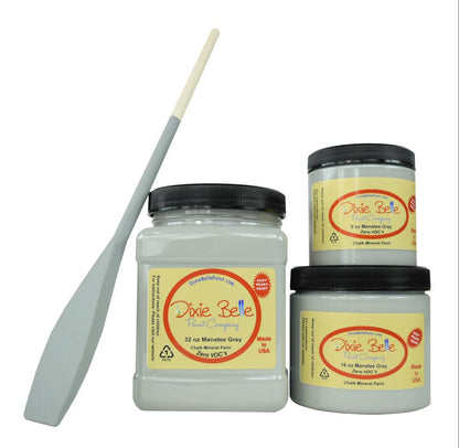 MANATEE GRAY - Dixie Belle - Chalk Mineral Paint - 118ml/4oz -236ml/8oz - 473ml/16oz - 946ml - Paint - Chalk and Mineral - Baillea's Interiors -