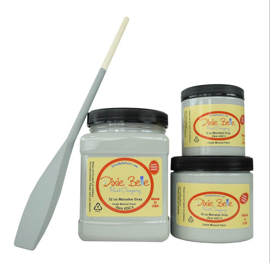 MANATEE GRAY - Dixie Belle - Chalk Mineral Paint - 118ml/4oz -236ml/8oz - 473ml/16oz - 946ml - Paint - Chalk and Mineral - Baillea's Interiors -