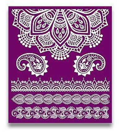 MANDALA Silk Screen Stencils 3 designs 8" x 10" by Belles and Whistles - Stencil - Baillea's Interiors -