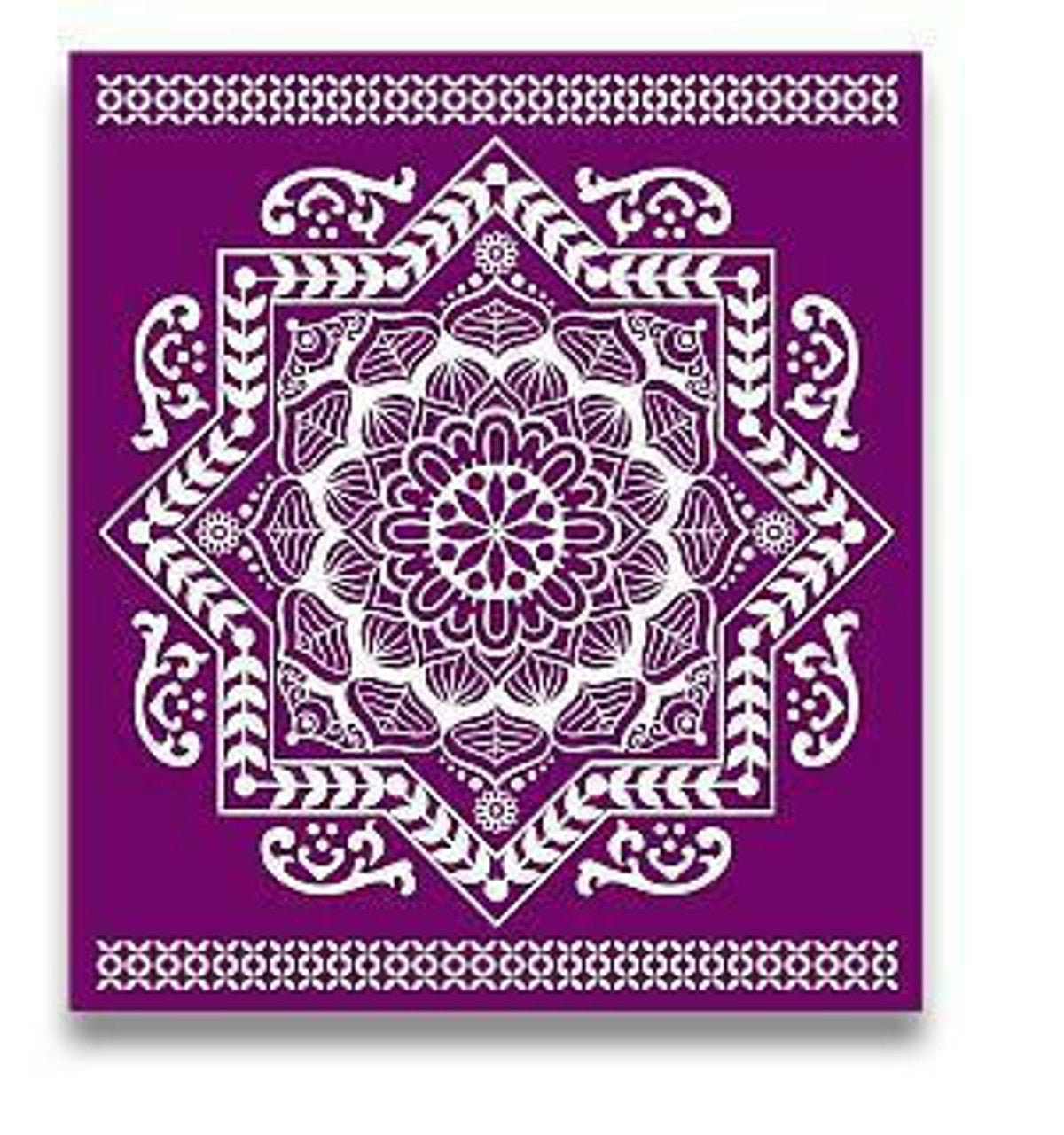 MANDALA Silk Screen Stencils 3 designs 8" x 10" by Belles and Whistles - Stencil - Baillea's Interiors -
