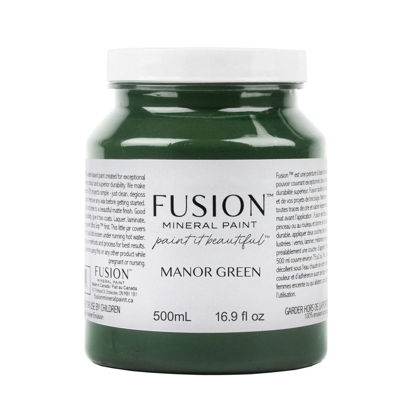 MANOR GREEN - Fusion Mineral Paint - 37ml, 500ml - Paint - All In One - Baillea's Interiors -