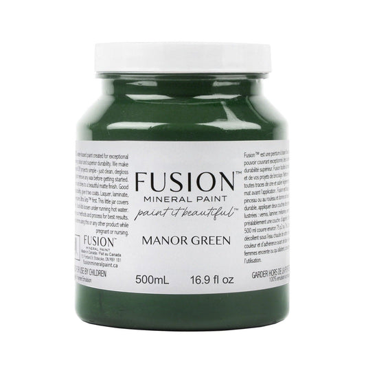 MANOR GREEN - Fusion Mineral Paint - 37ml, 500ml - Paint - All In One - Baillea's Interiors -