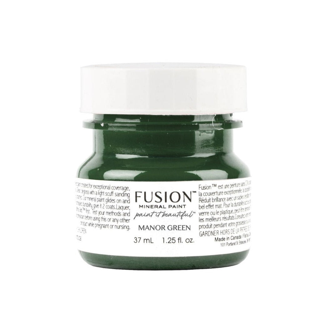 MANOR GREEN - Fusion Mineral Paint - 37ml, 500ml - Paint - All In One - Baillea's Interiors -