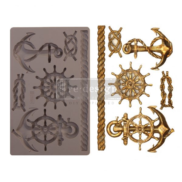 MARINER'S VOYAGE Decor Mould Re-Design with Prima 8" x 5" - Moulds - Baillea's Interiors -