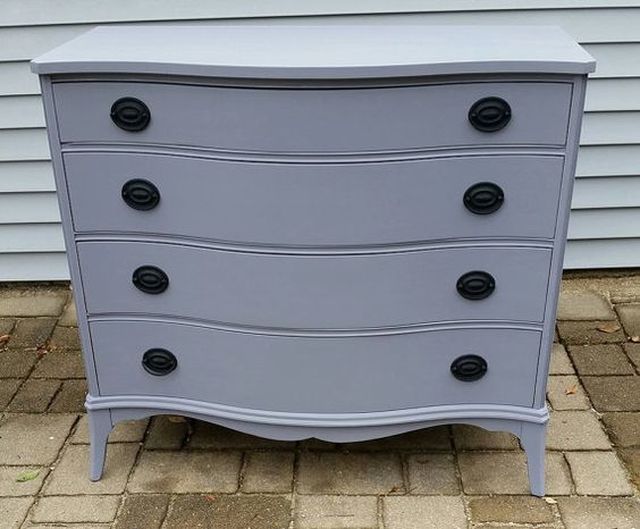 MASON DIXON GRAY - Dixie Belle - Charcoal Grey with Lavender Undertones Mineral Chalk Paint - 118ml/4oz - 236ml/8oz - 473ml/16oz - 96ml/32oz - Paint - Chalk and Mineral - Baillea's Interiors -