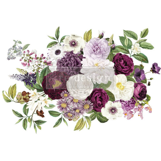 MEET ME IN THE GARDEN - 24" x 35" - Redesign Decor Transfer Decal - Furniture Transfer - Baillea's Interiors -