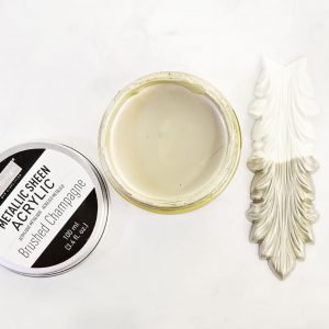 METALLIC SHEEN ACRYLIC - Brushed Champagne - 100ml - Paint - Metallic - Baillea's Interiors -