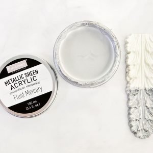 METALLIC SHEEN ACRYLIC - Fluid Mercury - 100ml - Paint - Metallic - Baillea's Interiors -
