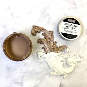 METALLIC SHEEN ACRYLIC - Polished Bronze - 100ml - Paint - Metallic - Baillea's Interiors -