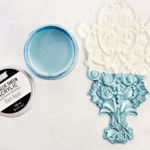 METALLIC SHEEN ACRYLIC - Rare Aqua - 100ml - Paint - Metallic - Baillea's Interiors -