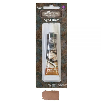 Metallique Decor Wax - AGED BRASS - Art Alchemy 20ml - Gilding Waxes - Baillea's Interiors -
