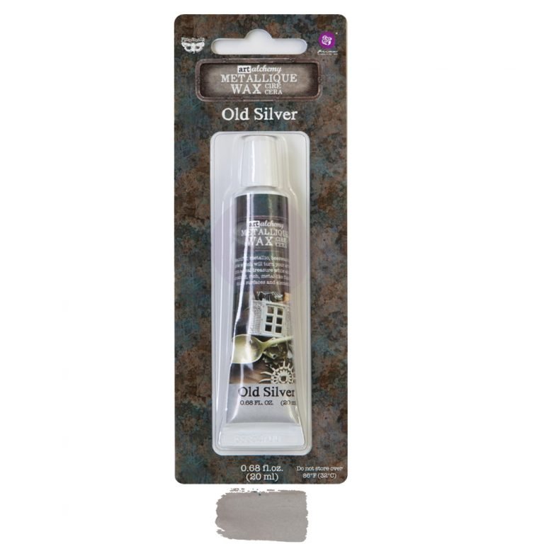 Metallique Decor Wax - OLD SILVER - Art Alchemy 20ml - Gilding Waxes - Baillea's Interiors -