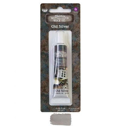 Metallique Decor Wax - OLD SILVER - Art Alchemy 20ml - Gilding Waxes - Baillea's Interiors -
