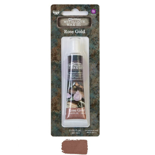 Metallique Decor Wax - ROSE GOLD - Art Alchemy 20ml - Gilding Waxes - Baillea's Interiors -