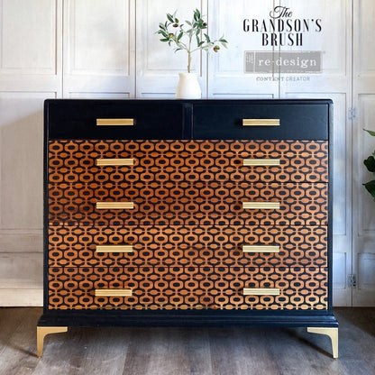 MIDCENTURY VIBES Decor Stencils 40.6 cm x 50.8 cm by ReDesign with Prima - Stencil - Baillea's Interiors -