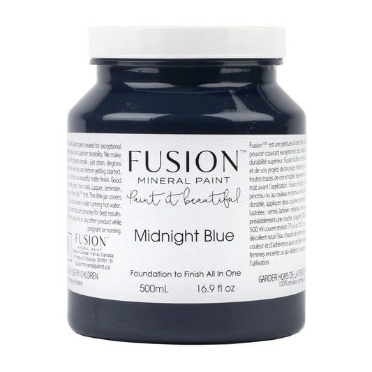 MIDNIGHT BLUE - Fusion Mineral Paint - 37ml, 500ml - Paint - All In One - Baillea's Interiors -