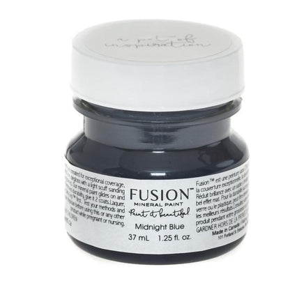 MIDNIGHT BLUE - Fusion Mineral Paint - 37ml, 500ml - Paint - All In One - Baillea's Interiors -