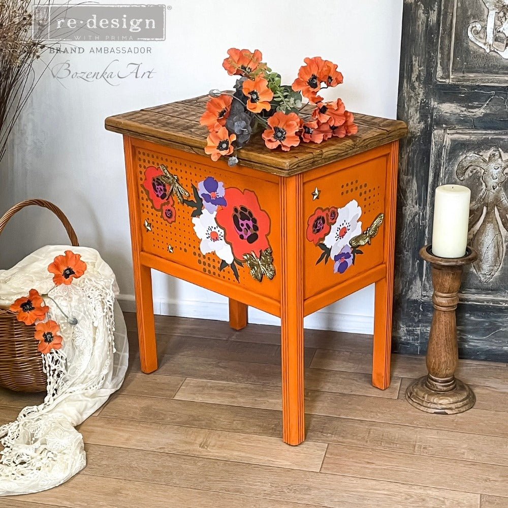 MODERNIST FLORAL - 24" x 35" - Redesign Decor Transfer Decal - Furniture Transfer - Baillea's Interiors -
