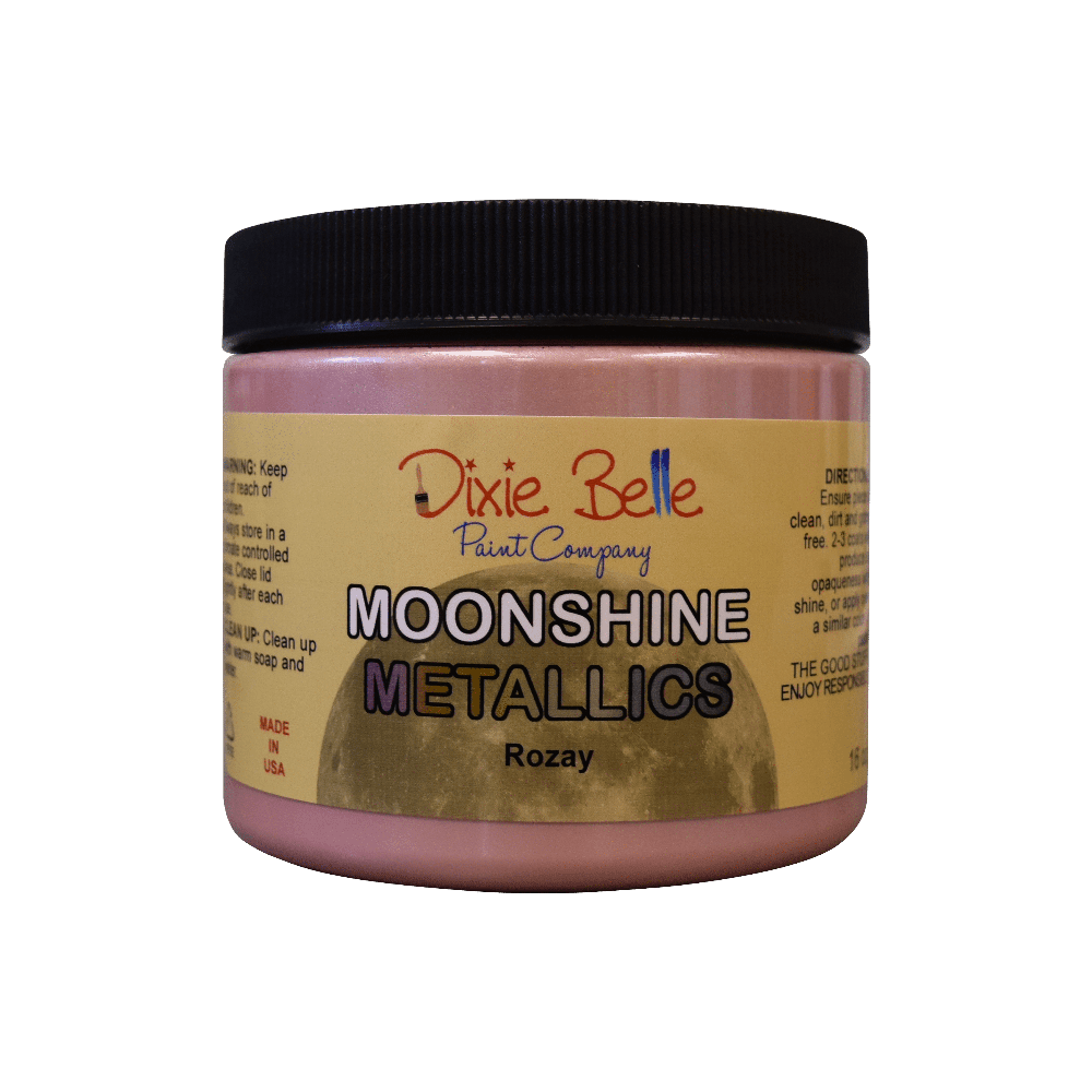 MOONSHINE METALLIC - Rozay - Dixie Belle - 4oz/118ml - 16oz/473ml - Paint - Metallic - Baillea's Interiors -
