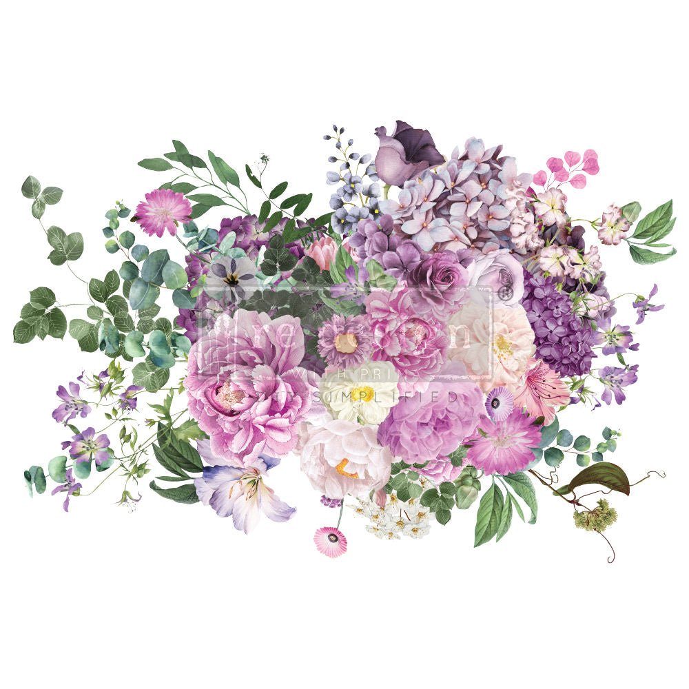 MORNING PURPLE - 24" x 35" - Redesign Decor Transfer Decal - Furniture Transfer - Baillea's Interiors -