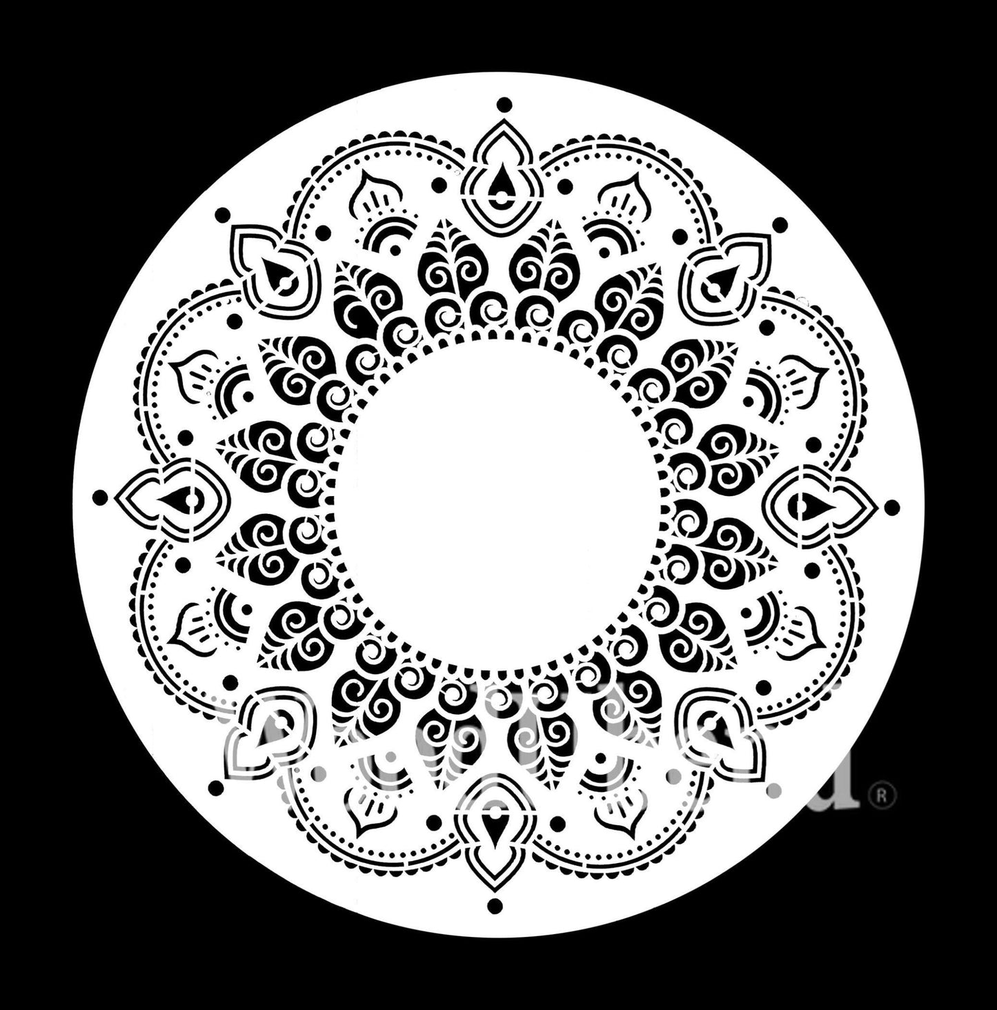 MORROCAN MELODY Stencil - 30cm X 30cm - Stencil - Baillea's Interiors -