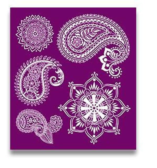 MOSAIC Silk Screen Stencils 3 designs 8" x 10" by Belles and Whistles - Stencil - Baillea's Interiors -