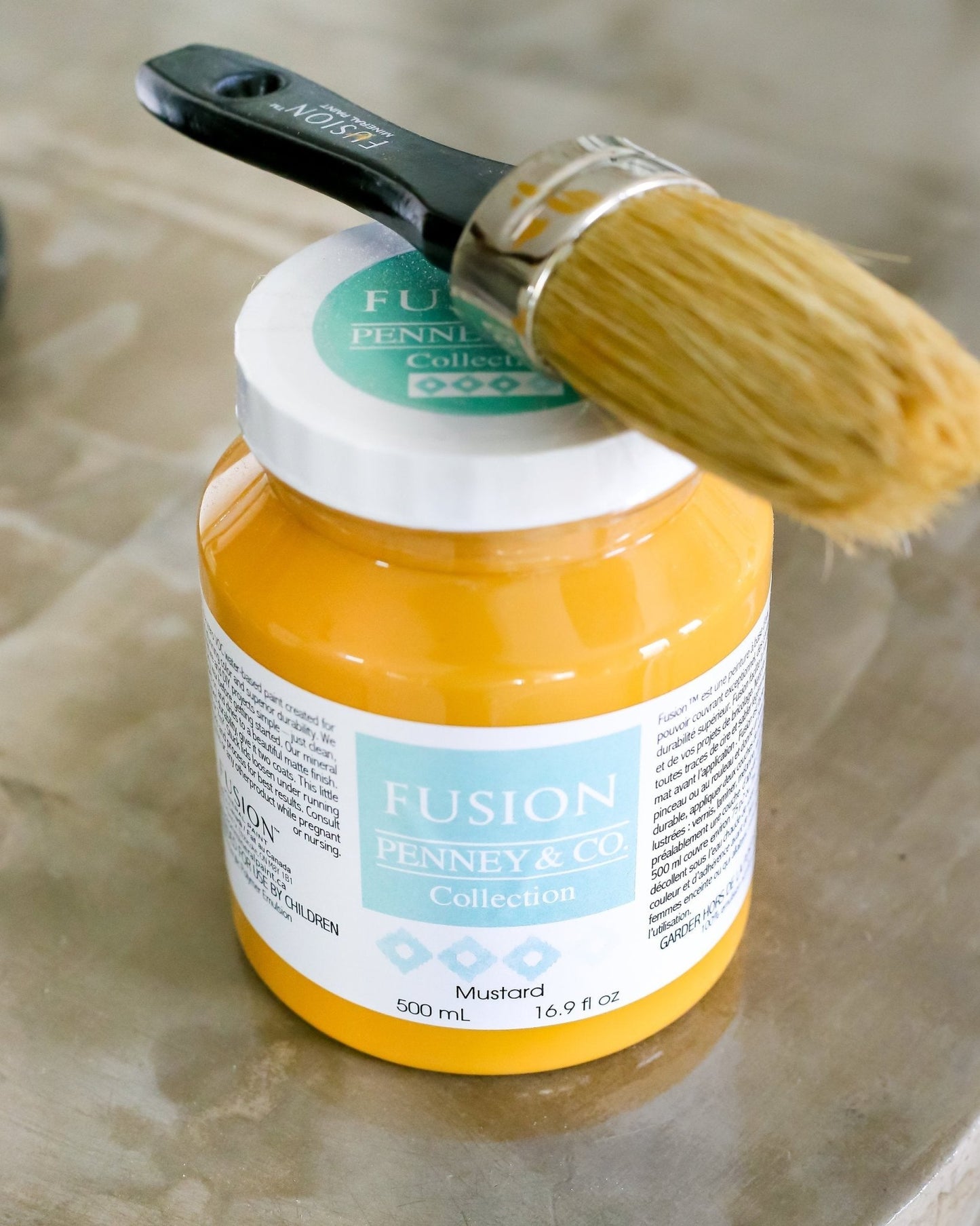 MUSTARD - Fusion Mineral Paint - 37ml, 500ml - Paint - All In One - Baillea's Interiors -