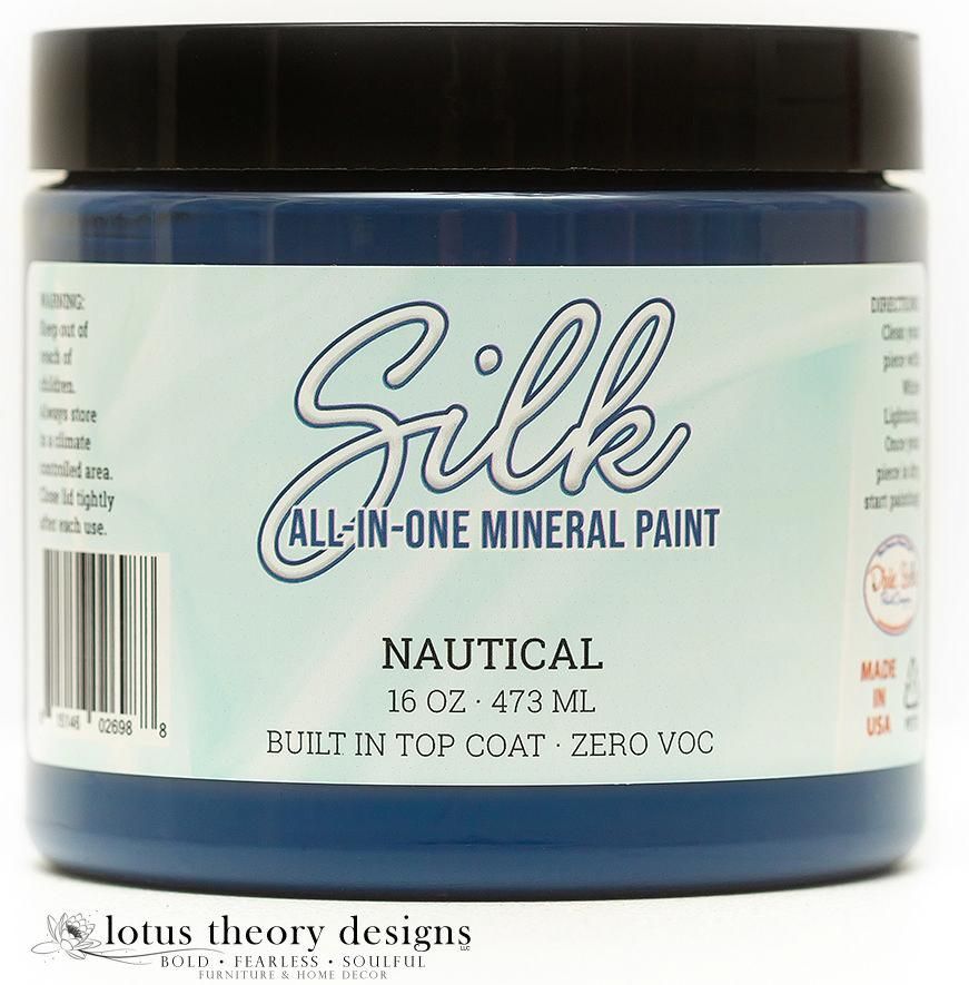 NAUTICAL Silk All-In-One Mineral Paint - 118ml - 473ml - Dixie Belle Paint - Paint - All In One - Baillea's Interiors -