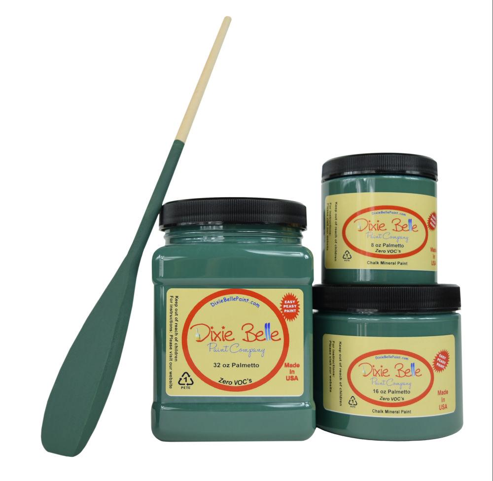 PALMETTO - Dixie Belle - Rich Green Chalk Mineral Paint - 118ml/4oz - 236ml/8oz - 473ml/16oz - 946ml - Paint - Chalk and Mineral - Baillea's Interiors -
