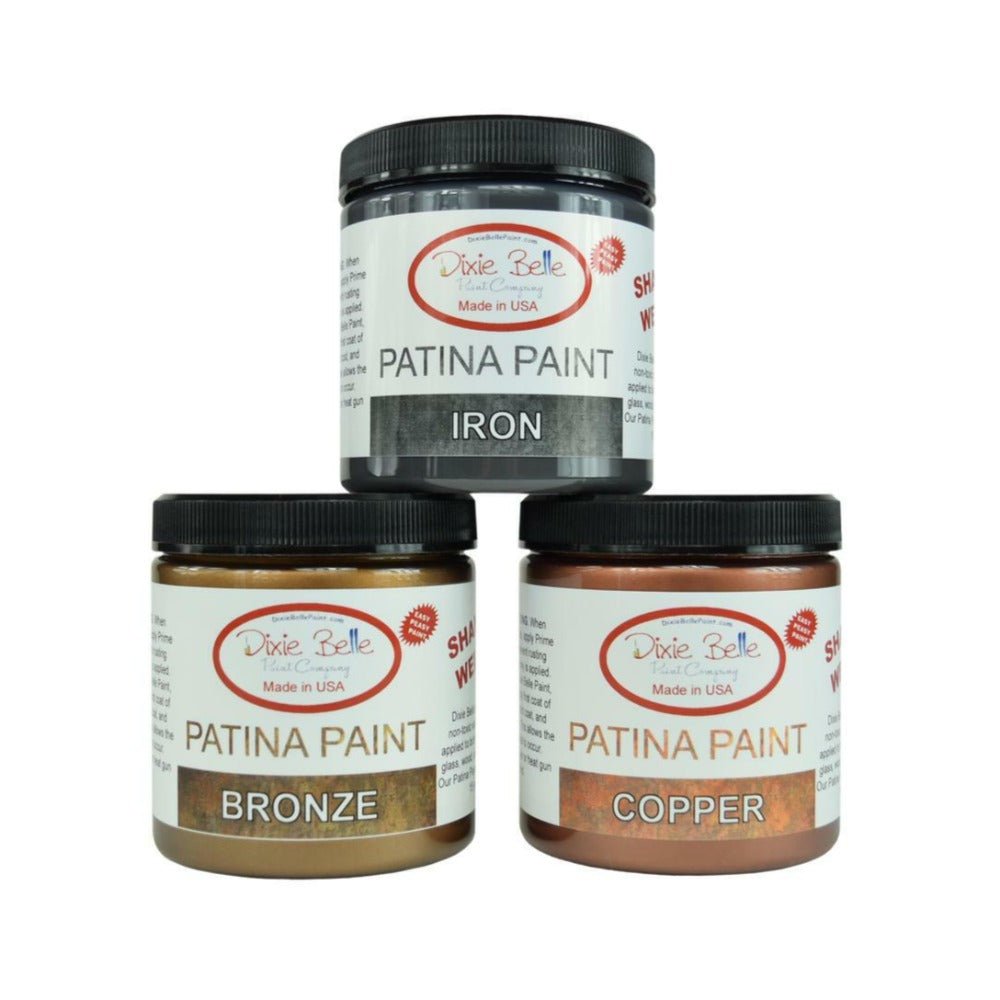 PATINA PAINT- Bronze, Copper and Iron Effect - Dixie Belle - 8oz/16oz - Paint - Patina - Baillea's Interiors -
