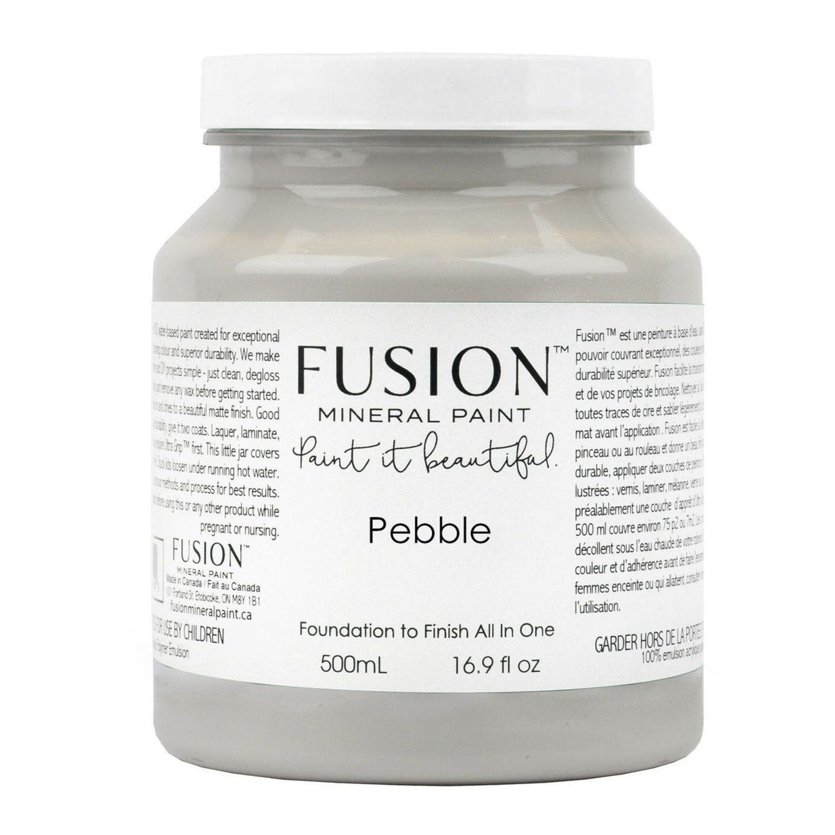 PEBBLE - Fusion Mineral Paint - 37ml, 500ml - Paint - All In One - Baillea's Interiors -