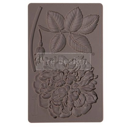 PEONY SUEDE Decor Mould Re-Design with Prima 8" x 5" - Moulds - Baillea's Interiors -