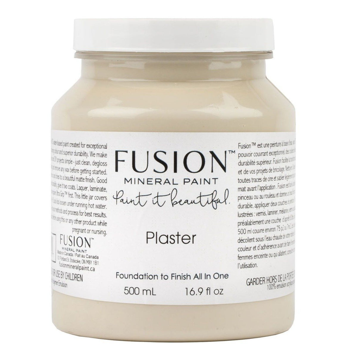 PLASTER - Fusion Mineral Paint - 37ml, 500ml - Paint - All In One - Baillea's Interiors -