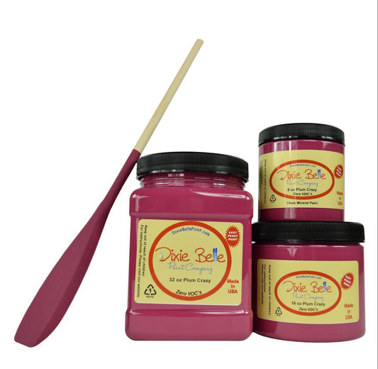 PLUM CRAZY - Dixie Belle - Chalk Mineral Paint - 118ml/4oz - 236ml/8oz - 473ml/16oz - Paint - Chalk and Mineral - Baillea's Interiors -
