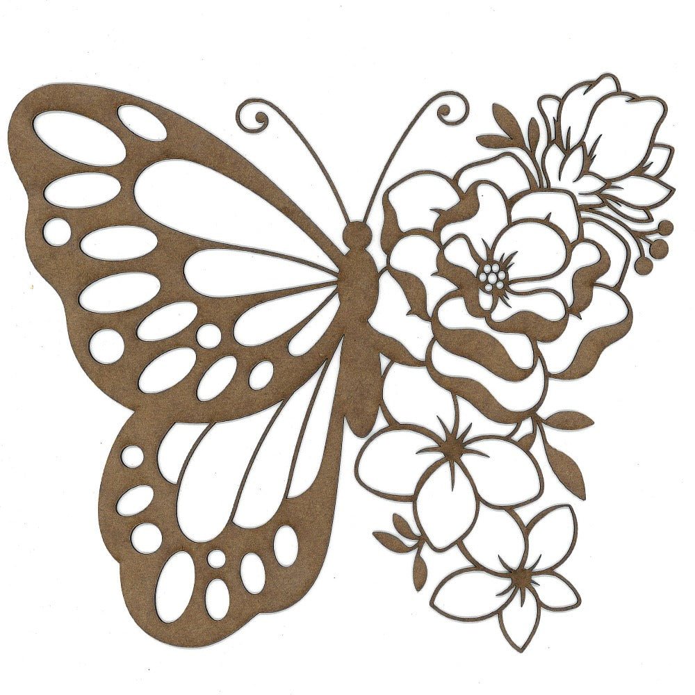 PolyOnlay Shape S103 - Butterfly - 2 sizes available - Moulding - Baillea's Interiors -
