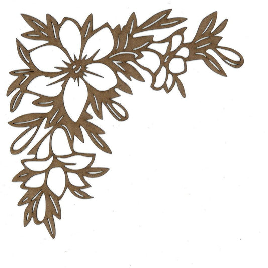 PolyOnlay Shape S117 - Flowers - 2 sizes available - Moulding - Baillea's Interiors -