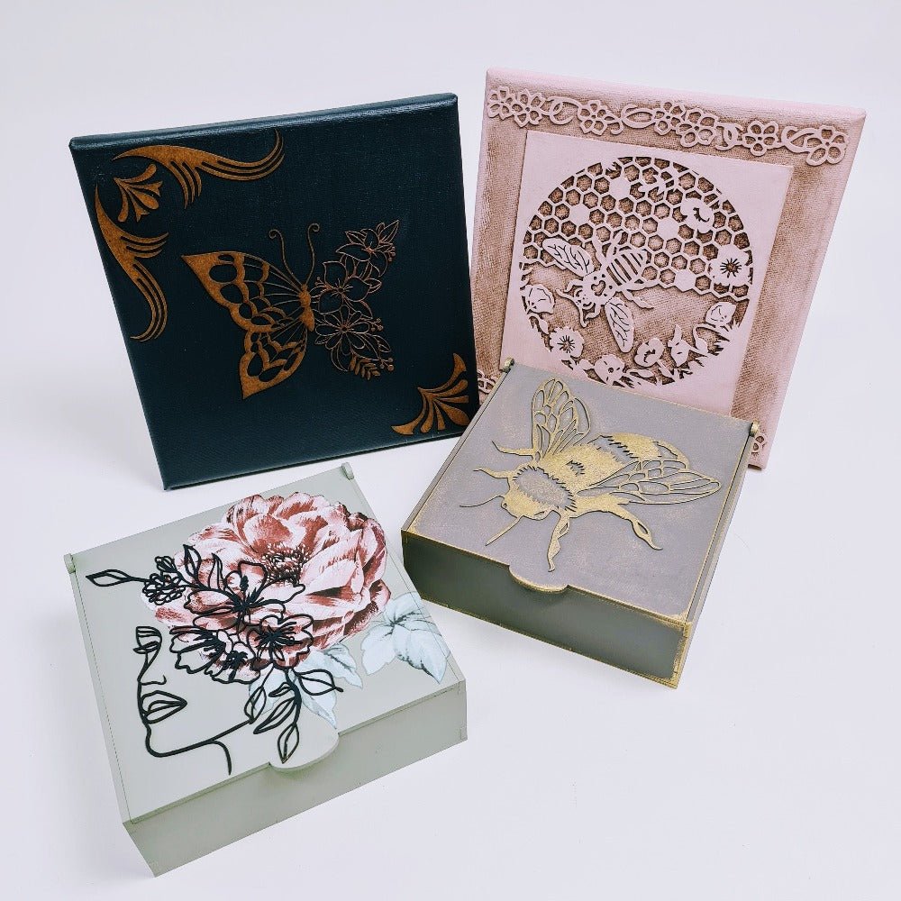 PolyOnlay Shape S129 - Birds - 2 sizes available - Moulding - Baillea's Interiors -