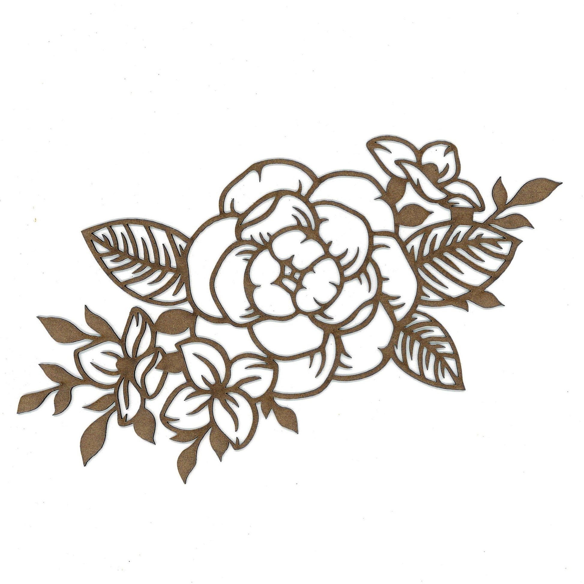 PolyOnlay Shape S141 - Flowers - 2 sizes available - Moulding - Baillea's Interiors -