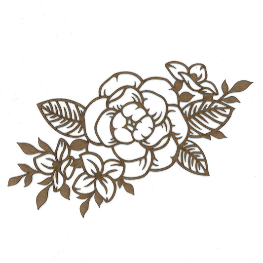 PolyOnlay Shape S141 - Flowers - 2 sizes available - Moulding - Baillea's Interiors -