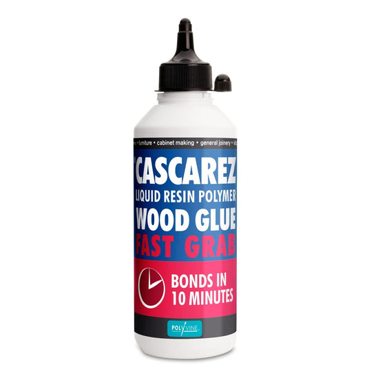 Polyvine Cascarez Fast Grab Wood Glue 125ml, 250ml, 500ml, 1 litre - Glue - Baillea's Interiors -