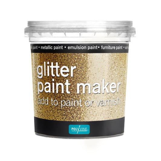 Polyvine - Glitter Paint Maker - Gold - Paint - Glitter - Baillea's Interiors -