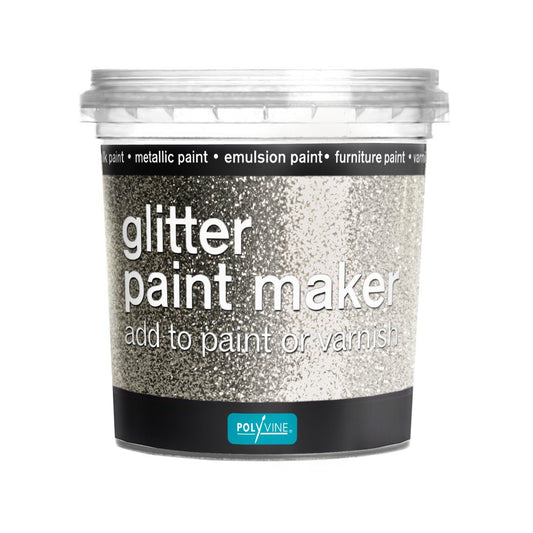 Polyvine - Glitter Paint Maker - Silver - Paint - Glitter - Baillea's Interiors -