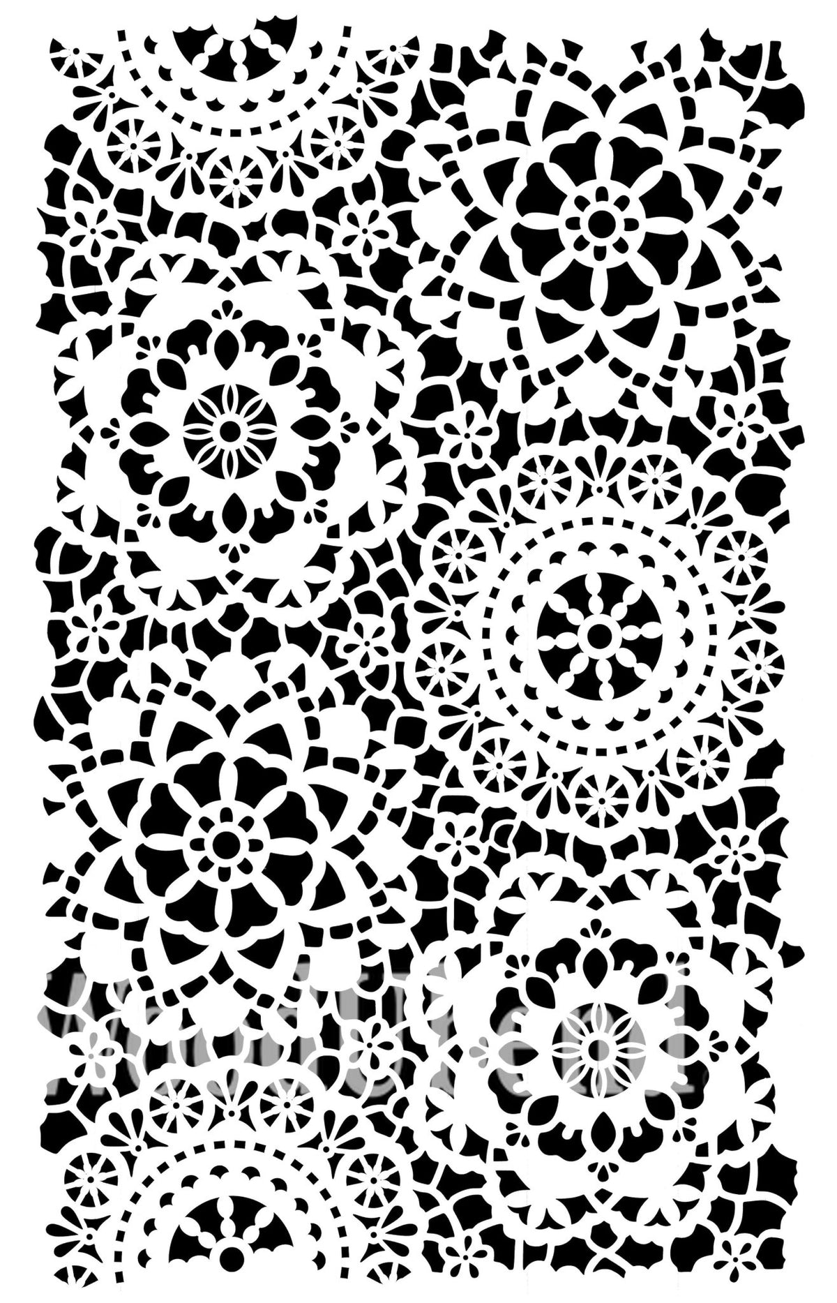 POSH HIPPY LACE Stencil - 35cm X 49cm - Stencil - Baillea's Interiors -