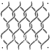 POSH KNOT Stencil - 60cm X 60cm - Stencil - Baillea's Interiors -