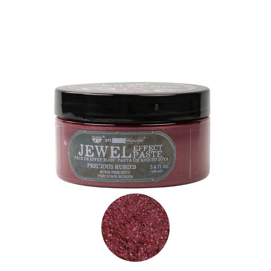 PRECIOUS RUBIES Jewel Effect Paste, Art Extravagance, Mixed Media - Raised Stencil Medium, 100ml - Chalk Paste - Baillea's Interiors -