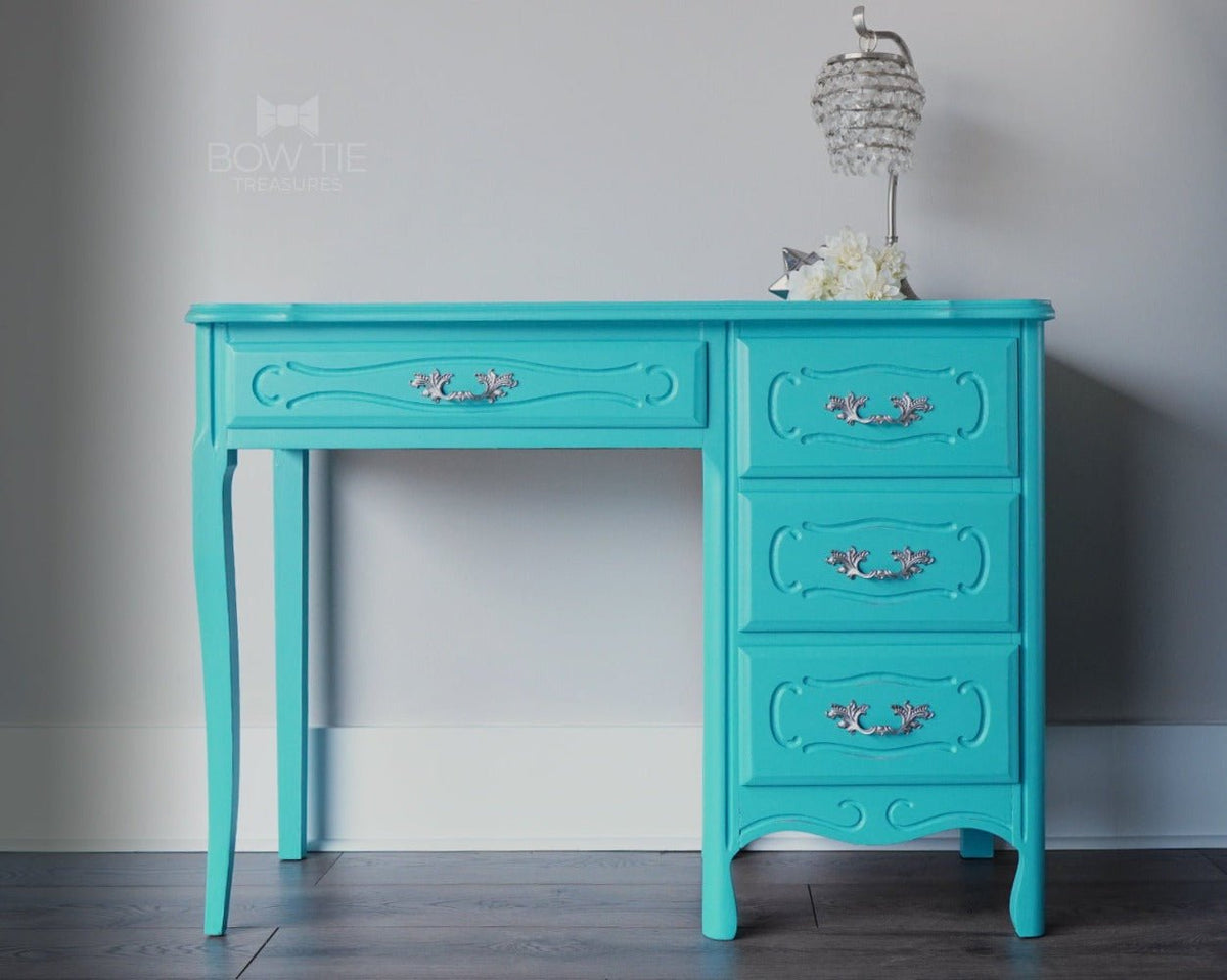 PURE OCEAN - Dixie Belle - Bright Vibrant Teal Mineral Chalk Paint - 118ml/4oz - 236ml/8oz - 473ml/16oz - Paint - Chalk and Mineral - Baillea's Interiors -